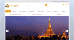 Desktop Screenshot of myanmartravelsthousandsmiles.com