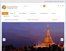 Tablet Screenshot of myanmartravelsthousandsmiles.com